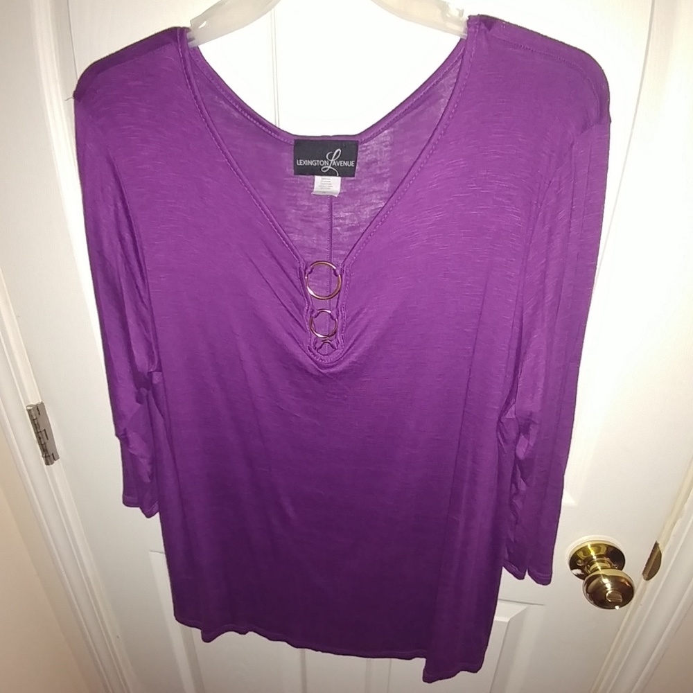 Purple blouse